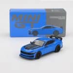Mini GT 1:64 FORD MUSTANG DARK HORSE GRABBER BLUE 2024