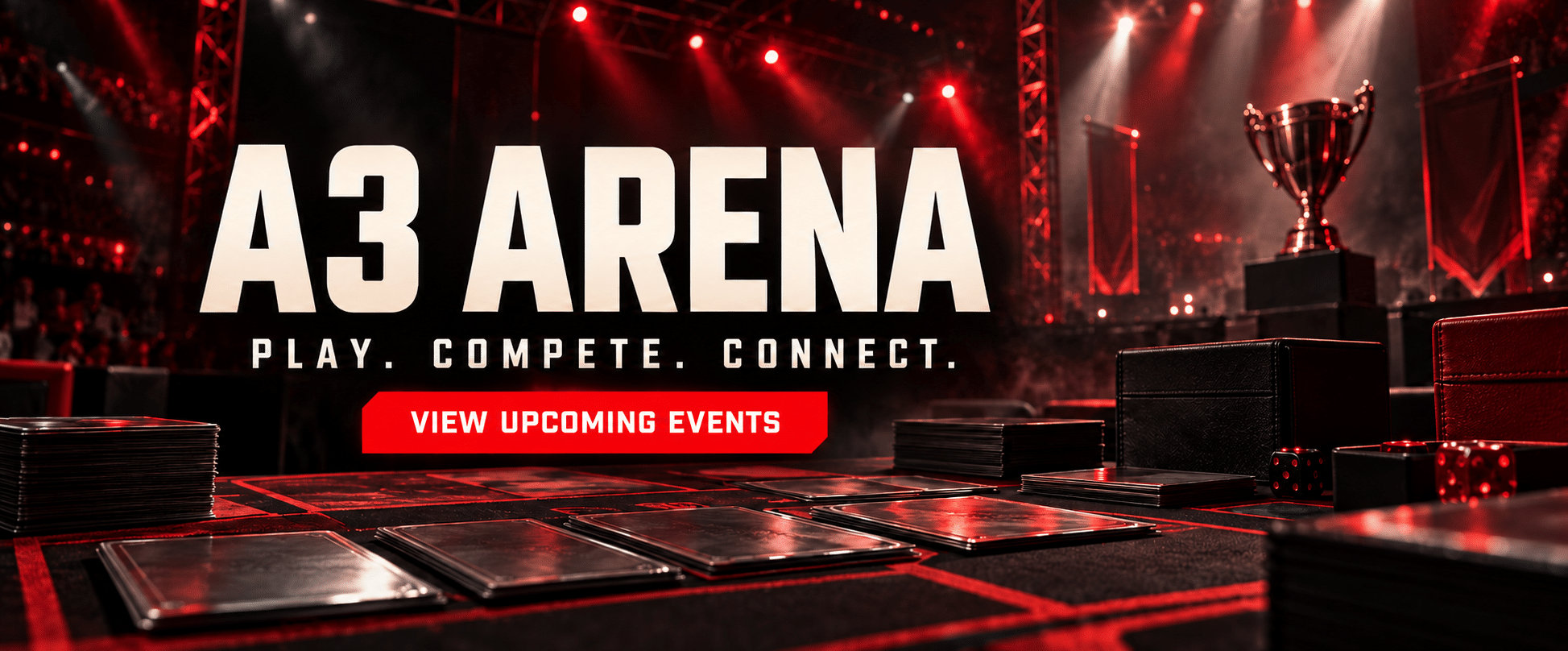 A3 Arena — Play. Compete. Connect. View upcoming events.